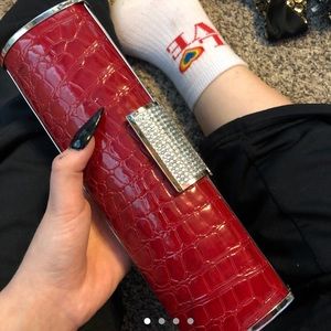 vegan snakeskin handbag